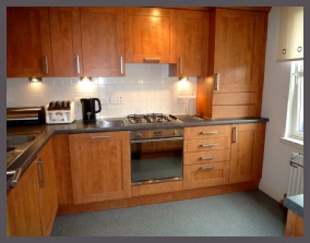 Fully fitted modern kitchen for self catering